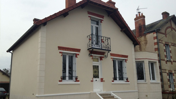 rénovation avec peinture